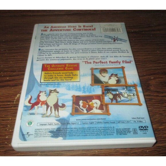 Balto III : Winds of Change (DVD, 2005, Full Frame) - Picture 3 of 3